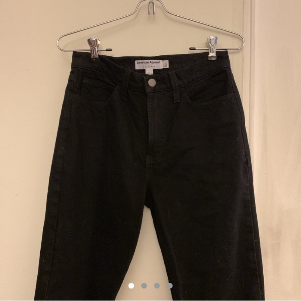 American Apparel Black Mom Jeans